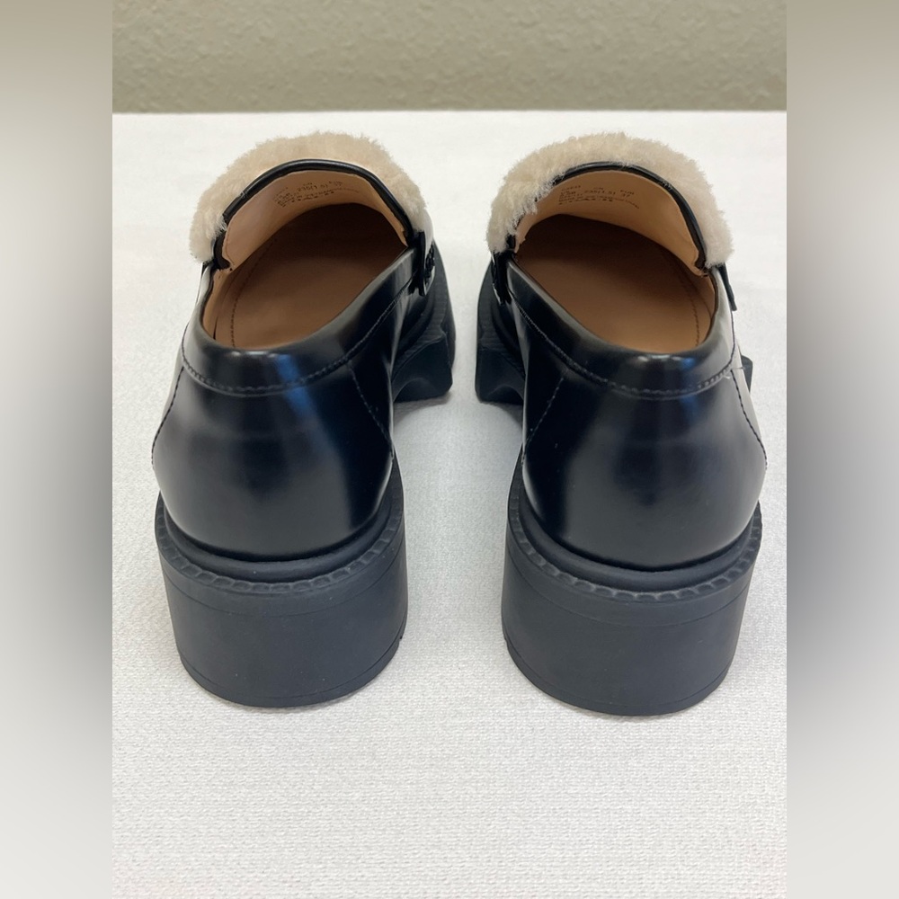Coach Leah Shearling Loafer Flats 6.5 - Picture 6 of 13
